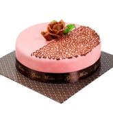 Marzipan Ribbon Brownie